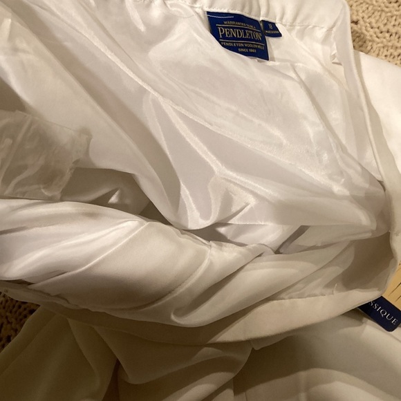 Pendleton NWT lined white classic trousers sz 18 perfect cruise wear pool party - Picture 7 of 12